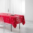 Nappe rectangle 150 x 300 cm polyester imprime argent constellation Rouge, image n° 1