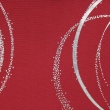 Nappe rectangle 150 x 300 cm polyester imprimé metallisé Bully Rouge, image n° 2
