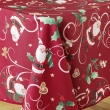 Nappe rectangle 150 x 300 cm polyester imprime pere noel Rouge, image n° 2