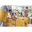 Nappe rectangle 150 x 350 cm Gaze de coton Safran, image n° 2