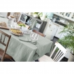 nappe rectangle 150 x 350 cm gaze de coton unie gaïa eucalyptus, image n° 1
