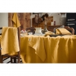 Nappe rectangle 170 x 250 cm en lin lavé Soline miel Jaune, image n° 2