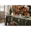 Nappe rectangle 170 x 250 cm lin EN  lavé Soline thym Kaki, image n° 4