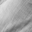 Nappe ronde (0) 180 cm gaze de coton unie gaïa Gris Clair, image n° 2