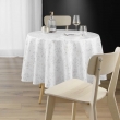 Nappe ronde (0) 180 cm polyester imprime metallise lonigold Sans, image n° 3