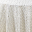 Nappe ronde (0) 180 cm polyester imprime metallise piana Naturel, image n° 2