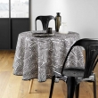 Nappe ronde (0) 180 cm polyester imprime pandore Noir, image n° 2