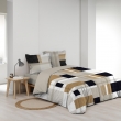ousse de Couette 240 x 220 cm en Percale de Coton 78 Fils avec 2 Taies d'Oreiller - Modèle Ulysse, image n° 3