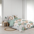 Pack 4 pièces Housse de couette 240 x 220 cm Lunabella + 2 taies + drap housse 140 Beige, image n° 5