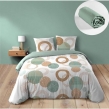 Pack 4 pièces Housse de couette 240 x 220 cm Lunabella + 2 taies + drap housse 140 Sauge, image n° 1
