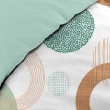 Pack 4 pièces Housse de couette 240 x 220 cm Lunabella + 2 taies + drap housse 140 Sauge, image n° 3