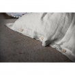 Pack double gaze de coton housse de couette 240 x 220 cm + 2 taies d'oreiller 50 x 70 gris Gris, image n° 2