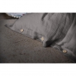 Pack double gaze de coton housse de couette 260 x 240 cm + 2 taies d'oreiller 50 x 70 anthracite Anthracite, image n° 2