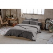 Pack double gaze de coton housse de couette 260 x 240 cm + 2 taies d'oreiller 50 x 70 anthracite Anthracite, image n° 3