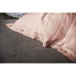 Pack double gaze de coton housse de couette 260 x 240 cm + 2 taies d'oreiller 60 x 60 rose Rose, image n° 2