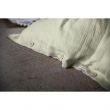 Pack double gaze de coton housse de couette 260 x 240 cm + 2 taies d'oreiller 60 x 60 vert Vert, image n° 2