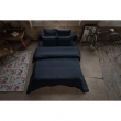 Pack double gaze de coton luxe housse de couette 240 x 220 cm + 2 taies d'oreiller 60 x 60 Bleu foncé, image n° 1