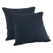 Pack double gaze de coton luxe housse de couette 240 x 220 cm + 2 taies d'oreiller 60 x 60 Bleu foncé, image n° 2