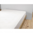 Pack Drap Housse 140 x 190 cm + 2 Taies d&rsquo;Oreiller 60 x 60 cm Double Gaze de Coton GA&Iuml;A Blanc, image n° 5