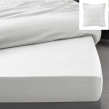 Pack drap housse king size 180 x 200 cm + 2 taies en percale 78 fils Blanc, image n° 1