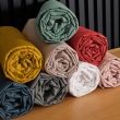 Pack drap housse king size 180 x 200 cm + 2 taies en percale 78 fils Curry, image n° 6