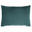Pack gaze de coton parure de couette 260X240 cm + drap housse 160X200 + 2 taies 50X70 Bleu, image n° 4