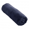 Pack Housse de couette 140 x 200 cm Gaze de coton + drap housse 90x190 Bleu, image n° 4