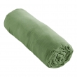 Pack Housse de couette 140 x 200 cm Gaze de coton + drap housse 90x190 Olive, image n° 4