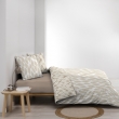 Pack housse de couette 220 x 240 cm Mareva + drap housse 140 x 190 Beige, image n° 4