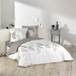 Pack housse de couette 220x240 cm Goyave + drap housse 140x190 Blanc, image n° 2