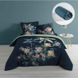 Pack housse de couette 220x240 cm Midnight + drap housse 140x190x30 Bleu, image n° 1