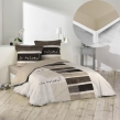 Pack housse de couette 220x240 cm So natural + drap housse 140x190x30 Beige, image n° 1