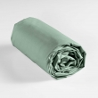 Pack housse de couette 240 x 220 cm + drap housse 140x190  + 2 taies coton Victoire vichy sauge, image n° 4