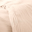 Pack Housse de couette 240 x 220 cm Gaze de coton + drap housse 140x190 Naturel, image n° 2