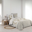 PacK housse de couette 240 x 220 cm  percale 78 fils Melisse + DH 140x190  Blanc, image n° 5