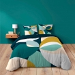 Pack Housse de Couette 260 x 240 cm en Coton + 2 Taies et Drap Housse Blanc 160x200 cm, image n° 2