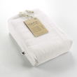 Pack Housse de couette chaude en flanelle 140 x 200 cm + drap housse 90x190  Blanc, image n° 4