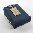 Pack Housse de couette chaude en flanelle 140 x 200 cm + drap housse 90x190 Bleu, image n° 4