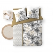 Pack Housse de Couette Dakar 260 x 240 cm + Drap Housse 160X200 cm Beige, image n° 4
