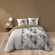 Pack Housse de Couette Dakar 260 x 240 cm + Drap Housse 160X200 cm Beige, image n° 2