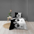 Pack housse de couette enfant 140 x 200 cm Stormi + drap housse 90 x 190 Noir, image n° 2