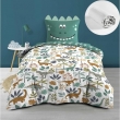 Pack Housse de couette enfant réversible DINA 140x200 cm + Drap housse 90x190 cm Blanc, image n° 1