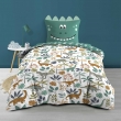 Pack Housse de couette réversible DINA 140 x 200 cm + Drap housse 90x190 cm Sauge, image n° 3