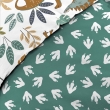 Pack Housse de couette réversible DINA 140 x 200 cm + Drap housse 90x190 cm Sauge, image n° 4