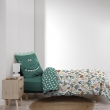 Pack Housse de couette réversible DINA 140 x 200 cm + Drap housse 90x190 cm Sauge, image n° 6