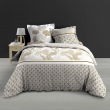 PacK housse de couette240 x 220 cm percale 78 fils Melisse + DH 140x190 cm Sable, image n° 2