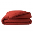 Pack parure 260 x 240 cm en percale 78 Fils + DH 160x200 cm Tomette, image n° 3