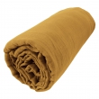 Pack Parure de couette 140x200 cm + Drap housse 90x190 + 1 taie Gaze de coton Bio Jaune, image n° 3