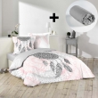Pack parure de couette 200x200 cm Namasté + drap housse 140x190 Galet, image n° 1