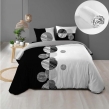 Pack parure de couette 220 x 240 cm Stormi + drap housse (140) Blanc, image n° 1